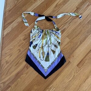 Vintage cache handkerchief top sexy